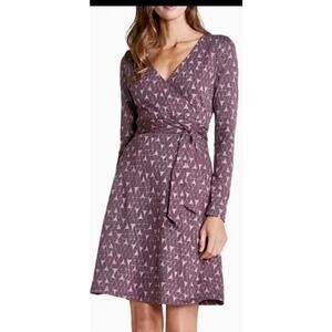 Toad & Co women’s dress long sleeve knit rap style Gorpcore travel outdoor  ￼